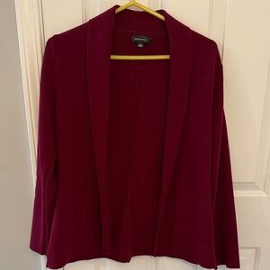 Summersalt Burgundy Sweater Blazer